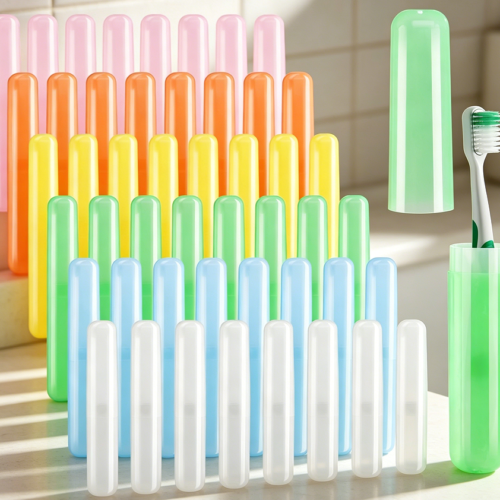 48-Pack Large Bulk Toothbrush Holders Kids