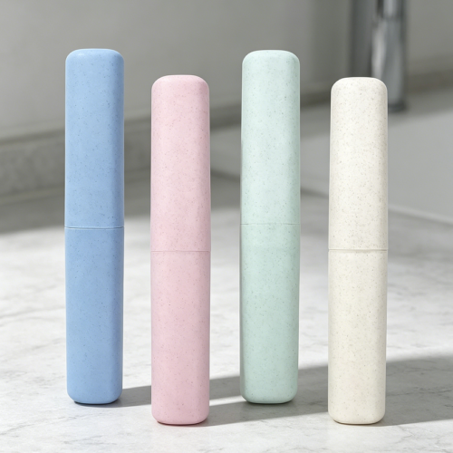 4-Pack Breathable Portable Toothbrush Travel Case