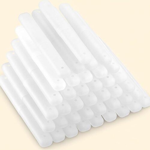 40-Pack Clear Plastic Toothbrush Travel Cover