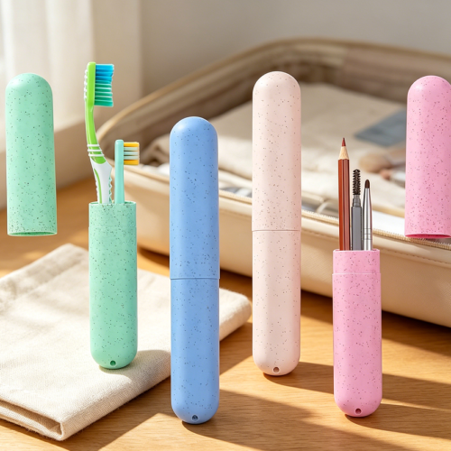 4-Pack Ventilated Toothbrush Travel Storage Case