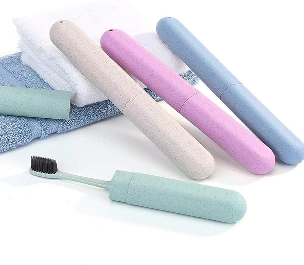 4-Pack Portable Toothbrush Travel Storage Case - Image 2