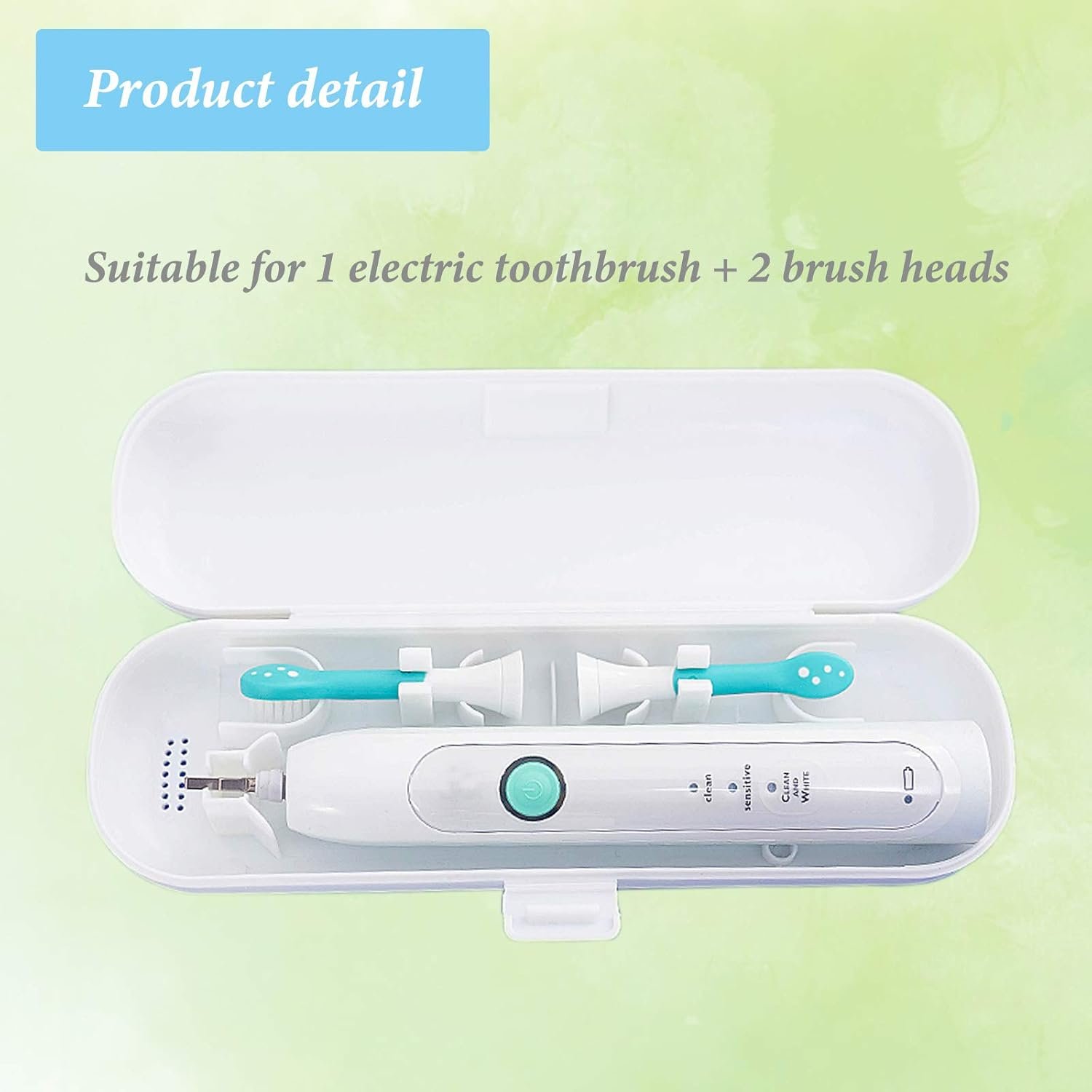 2-Pack Electric Toothbrush Travel Case Set - Image 2