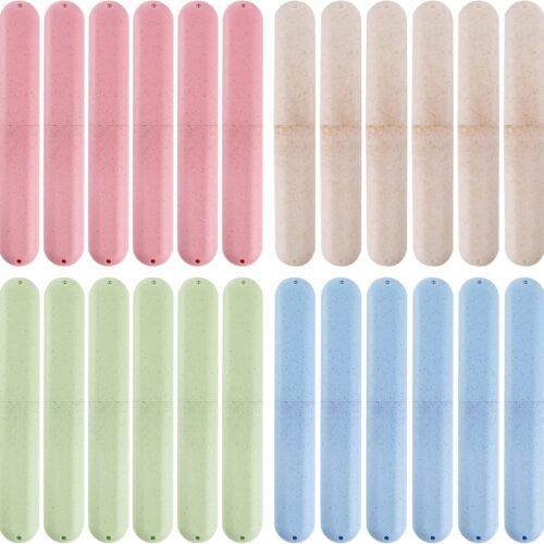 28-Pack Dust-Proof Breathable Toothbrush Holder Set